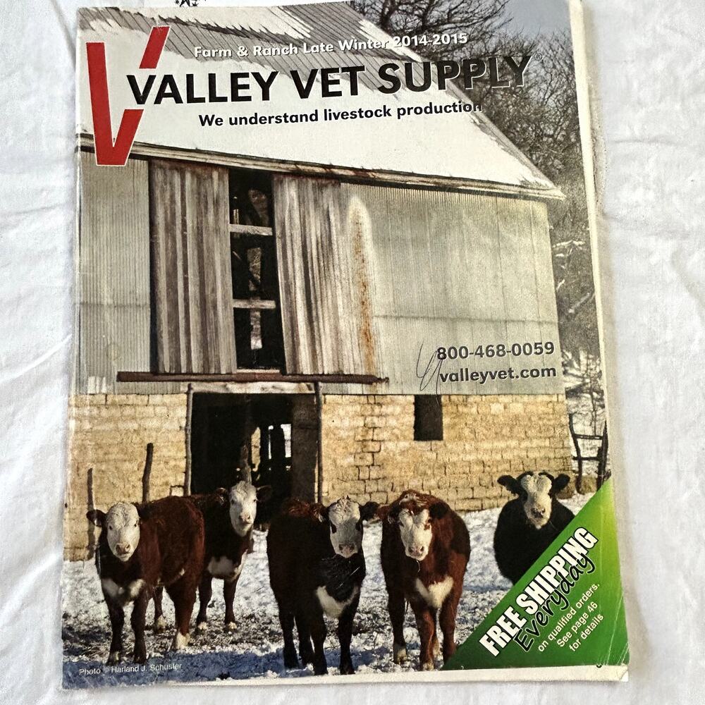 SKU 1647 Valley Vet Supply Late Winter 2014-2015 Catalog cattle pets horse show